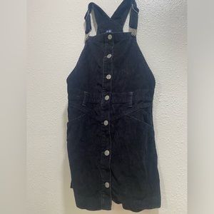 🖤Kids courdaroy overall dress🖤